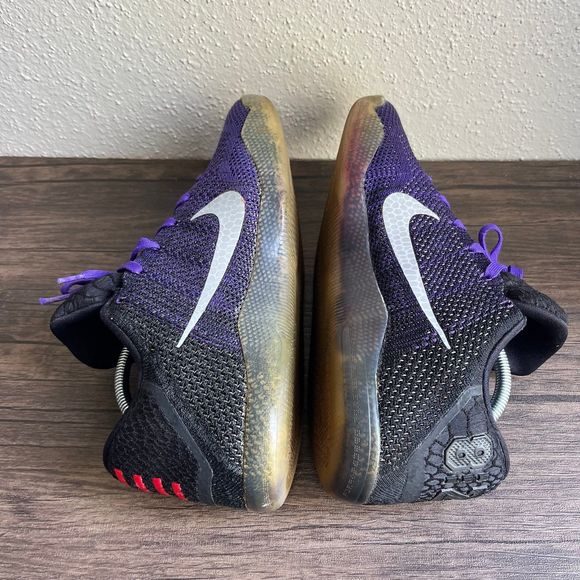 Nike Kobe 11 Elite Low Eulogy Hyper Grape Basketball Mens Size 11.5 822675-510 - Picture 4 of 8